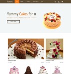 生日蛋糕店网站模板下载