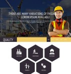 建筑施工工业网站模板