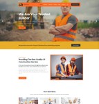 HTML5建筑施工服务公司网站模板