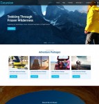 旅行探险服务机构网站模板