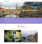 国外旅游网站模板下载