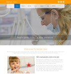 儿童牙科医院网页模板