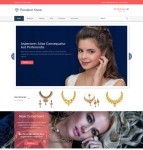 珠宝项链企业网站模板