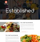 特色菜品美食网站模板