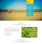 农作物种植业HTML5模板