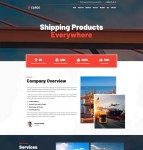 货运船运公司宣传网站模板
