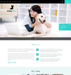 宠物美容店CSS网站模板