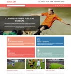 足球竞技比赛网站模板
