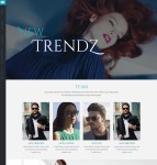 时尚服装品牌企业网站模板