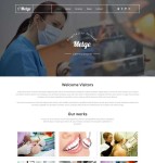 牙科诊所行业网站模板