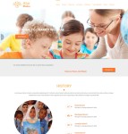 儿童教育学校网站模板