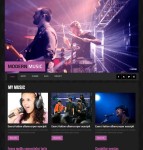 DJ夜场狂欢HTML网页模板
