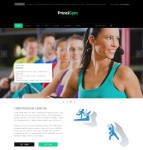 运动健身HTML5网站模板