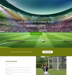 足球俱乐部HTML5网站模板