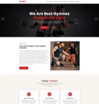 响应式运动健身服务机构网站模板