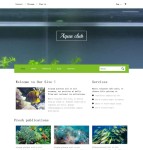 海底生物展示网站模板