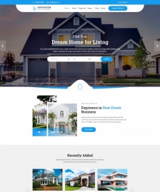 HTML5梦想之家房屋中介网站模板