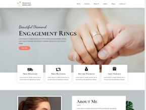 婚礼珠宝饰品在线网站模板