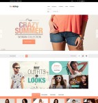 女性服装销售网站模板