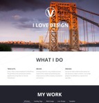 美国布鲁克林大桥企业网站模板
