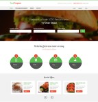 汉堡美食CSS3网站模板