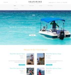 游艇租赁企业网站模板