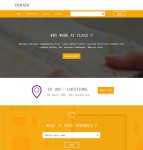 橙色设计公司网站模板