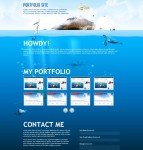 海洋世界旅游网站模板