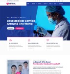 健康医疗行业网站模板