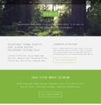 绿色森林主题HTML5模板