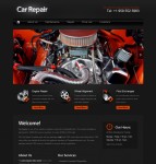 发动机维修企业网站模板