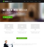 绿色设计公司网页模板