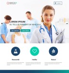 医疗行业企业网站模板