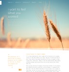 有机小麦农业网站模板