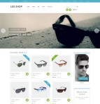 眼镜销售公司html5网站模板
