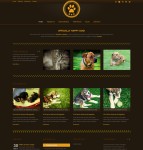宠物相关网站html5模板