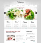 美食餐厅网站HTML模板