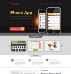 iphone app企业官网模板