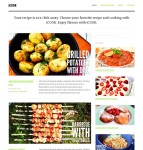 食谱烹饪html网站模板