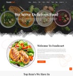 西餐厅餐饮行业网站模板
