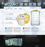 MOZAIC设计风格网站模板