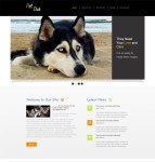 宠物饲养Html5网站模板