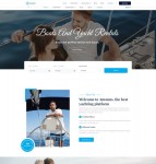 游艇租赁服务机构网站模板