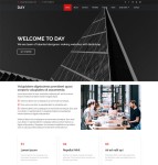 创意商业建筑设计网站模板