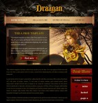 游戏行业网页模板