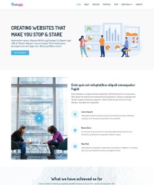 品牌设计公司HTML5模板