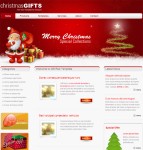 2012喜迎圣诞节网页模板