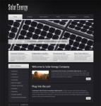 太阳能公司CSS网页模板