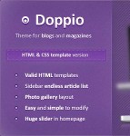 网页杂志HTML5模板