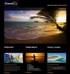 旅游胜地CSS网页模板